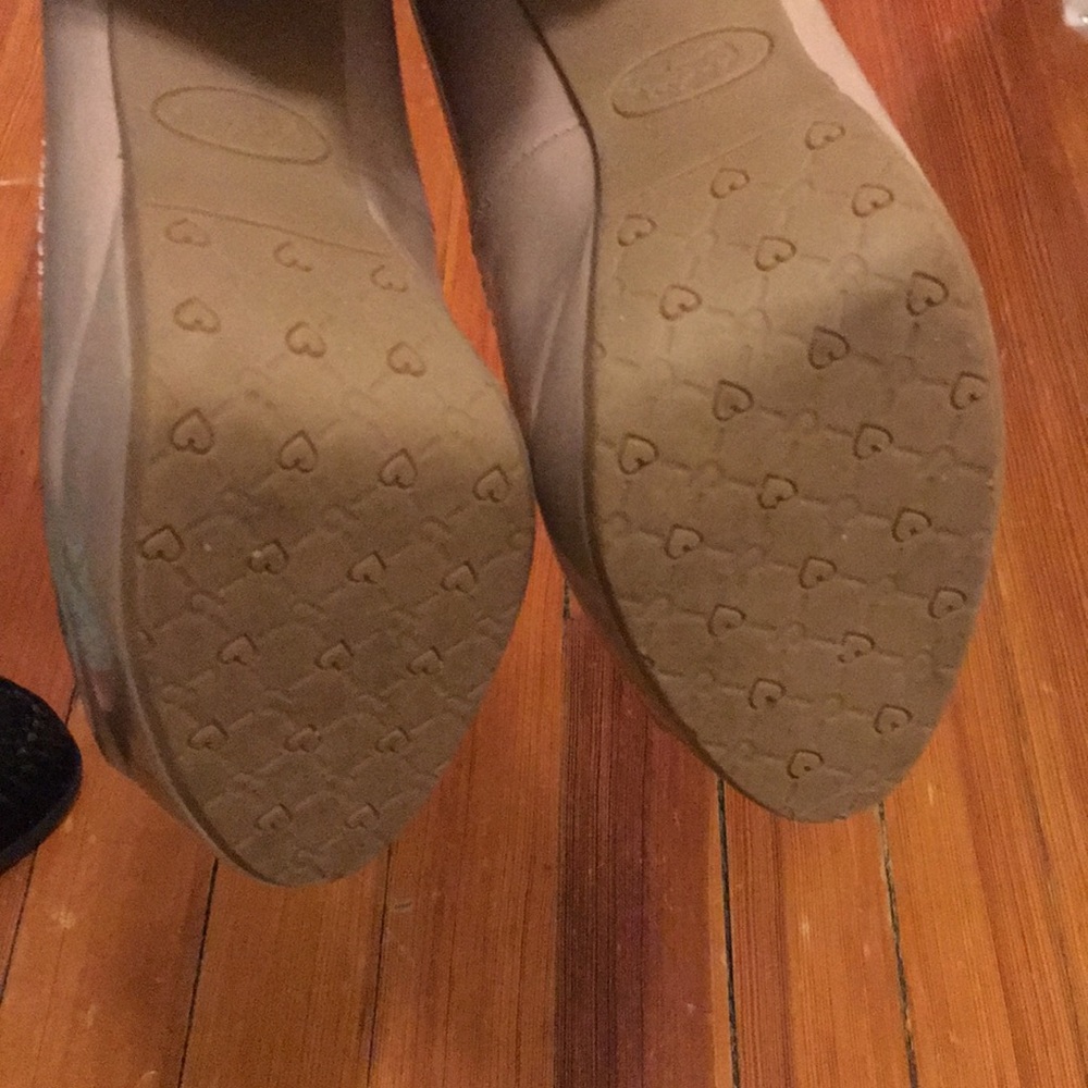 Nude Platform Heels - image 3